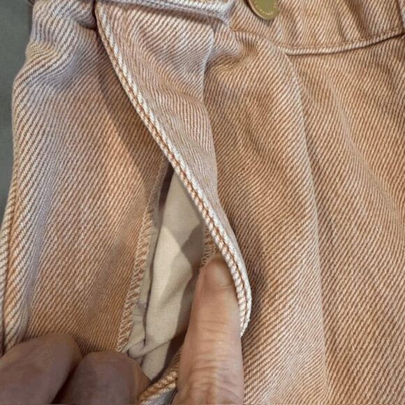 NEW! Triarchy Jumpsuit in Clay One Piece Denim Jumper Lined to Cuff Oversized XS - Picture 12 of 16